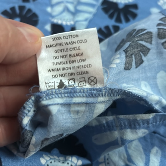 Mud Pie Women's Balloon Sleeve Dress Blue Size Small - Picture 14 of 14